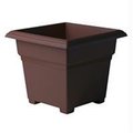 Heat Wave Countryside Tub Planter- Black 18x18x15 Inch HE2526703